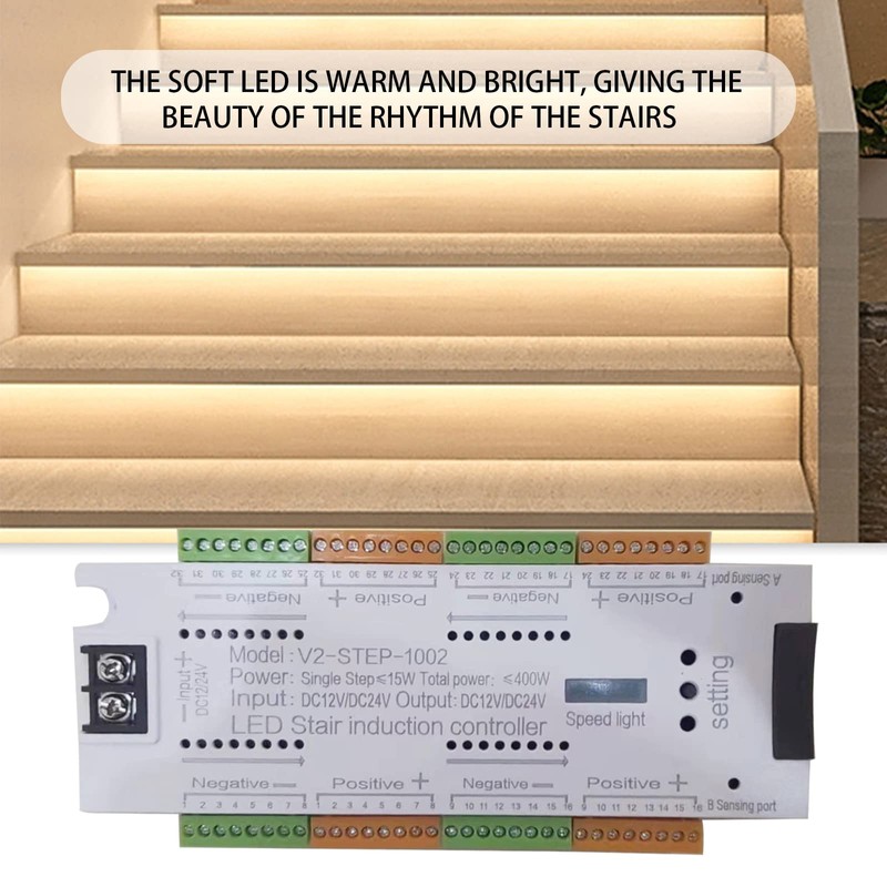 Yearninglife LED Motion Sensor, LED Motion Sensor Light Strip Stairs