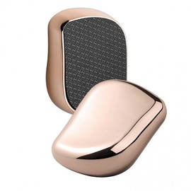 Can be used to remove dead skin cells from heels. Easy care with exfoliator. Wet feet glossy gold 2ea