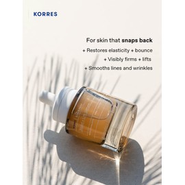 KORRES Black Pine 4D BioShapeLift Remodeling and Firming Facial Serum for Mature Skin, Vegan, 30 ml