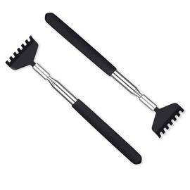 Pack of 2 Telescopic Back Scratchers - Your Personal Portable Massager: Durable, Compact and Adjustable - From HSYTEK