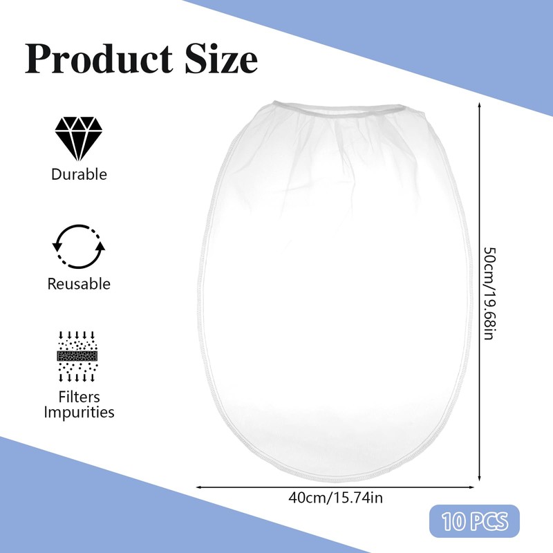 Okxiri 10 PCS Paint Strainer Bags 5 Gallon, Paint Filter