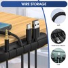 FunnAura 10PCS Magnetic Cable Clips Holder, Mini Cube Tidy Wire