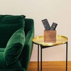LBEMEY Acacia Wood Remote Control Holder, TV Remote Holder, Remote