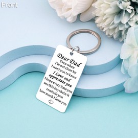 Dad Gifts for Dad from Daughter Son Father's Day Keychain Gifts Funny Gifts for Dad Keychain Best Dad Gift Birthday Gifts for Dad Christmas Gifts from Daughter To My Dad Keychain
