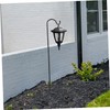 Kisangel Ground Hanging Shepherd Hook Rust Resistant Lantern Hanger for