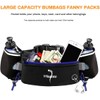 Adjustable Running Belt with Zip Pocket, 2 Water Bottles, 2