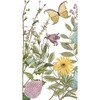 Paperproducts Design 1412375 Kensington Garden Guest Towels Paper Napkin Green