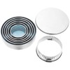 Judge Bakeware, 6 Piece Round Crinkle Edge Cutters