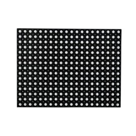Ultralux Extra Heavy Duty Rubber Floor Mat, Anti-Slip Indoor Outdoor Drainage Door Mat with Holes, 31” x 47”, All Weather Floor Protector Entrance Mat, Anti-Fatigue Rubber Commercial Floor Matting