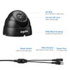 SANNCE 1080P Security CCTV Dome Camera AHD/TVI/CVI/CVBS 4-in-1 for Analog