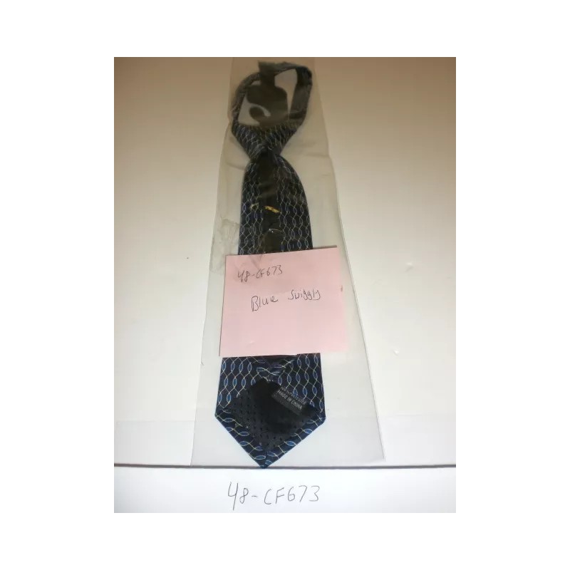IMP CHILDREN'S NECK TIE 10" 48-CF673 NAVY LINES ADJ