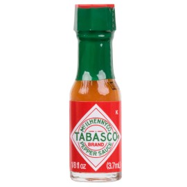 TABASCO .125 oz. Original Hot Sauce Mini Bottles (select quantity below) - 48 Bottles .125oz ea