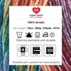 Red Heart Super Saver Bitty Stripes Crayon Box Yarn -