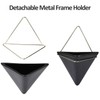 YOOMALL 2 Pack Hanging Planter Vase Geometric Wall Decor Ceramic