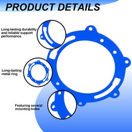 4506993 Toilet Flange Repair Metal Ring for Pasco 21013 for Broken Toilet Bases, Corrosion Resistant Thickened Steel Ring for Loose Seat Screws or Damage Repair, Heavy Duty Universal Replacement Part