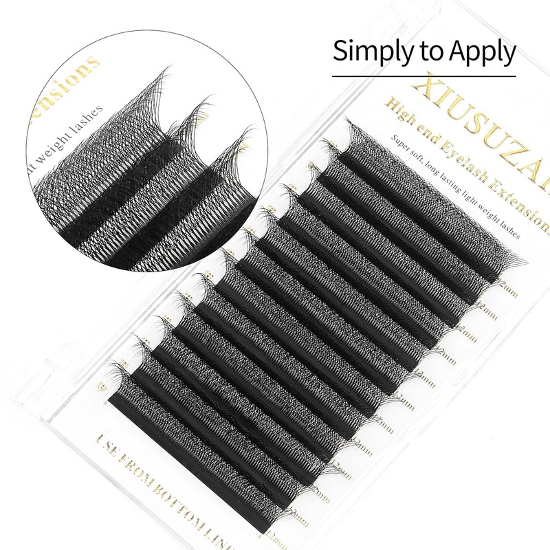 XIUSUZAKI W Lash Extensions 7D Eyelash Extensions W Shape 0.07mm