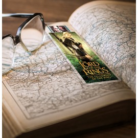 Legolas Bookmark - Lord of The Rings - Fellowship of The Ring - Features Real Clip of 35mm Film from Lord of The Rings Movies