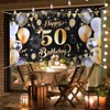 ANOMM 50 Anni Striscione di Compleanno, Compleanno Decorazioni-180 * 110