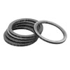 X AUTOHAUX 5pcs Headset Spacer Matte Black Carbon Fiber Handlebar