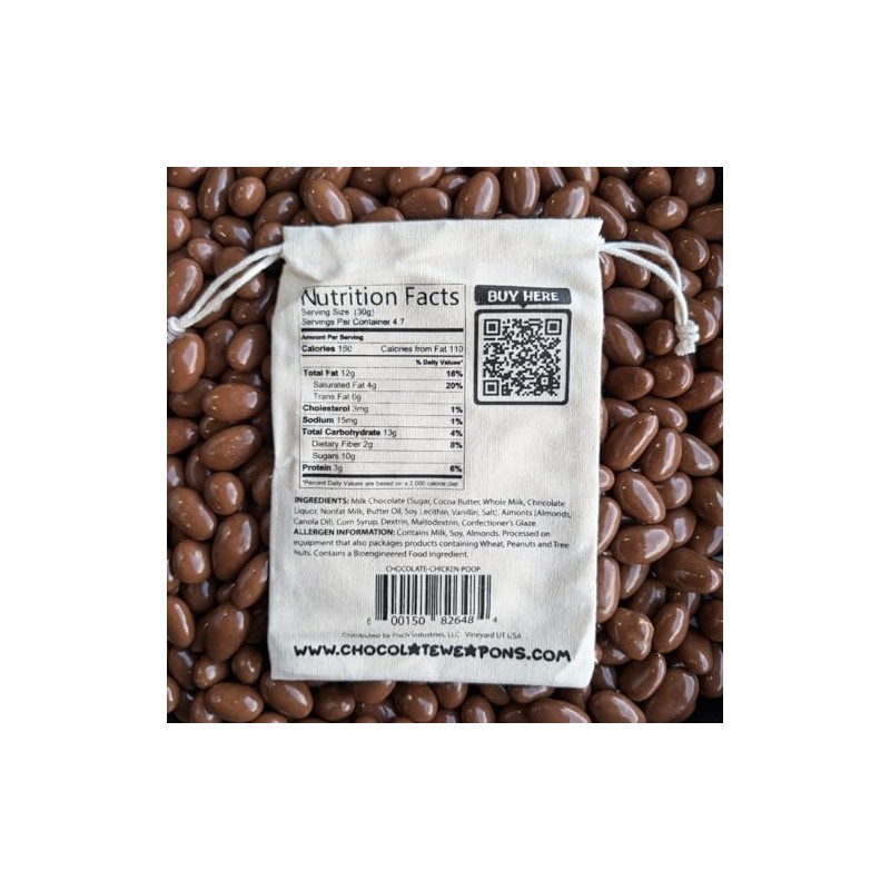 CHICKEN Poop Candy - Chocolate Chicken Poop (Milk Chocolate Covered