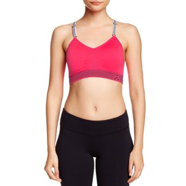 Balanced Tech Sujetador deportivo sin costuras para mujer, Rosado Diva, L