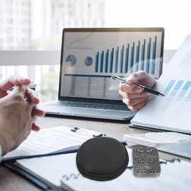 Cryfokt Skull Pattern Fidget Slider, Magnetic Metal ADHD Stress Relief Push Slider Portable EDC Casual Fidget Toy, Anxiety Fidget Sensory Toys Office Desk Toys, Cool Stuff for Men