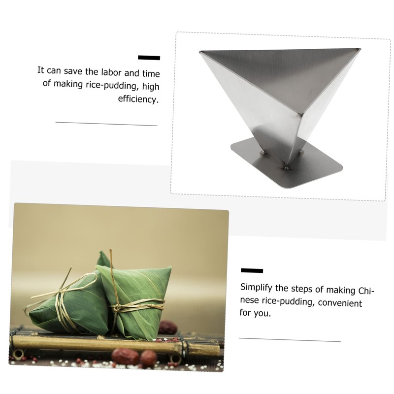 CIYODO Triangle Rice Ball Shaper Stainless Steel Sushi Mold Rice