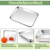 TeamFar Toaster Oven Pan with Rack Set, 9’’ x 7’’