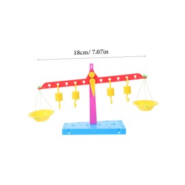 Operitacx Educational Lever Balance Scale for DIY Assemble Plaything for Preschool and Elementary Interactive Science Experiment to Develop Cognition and Measurement Skills