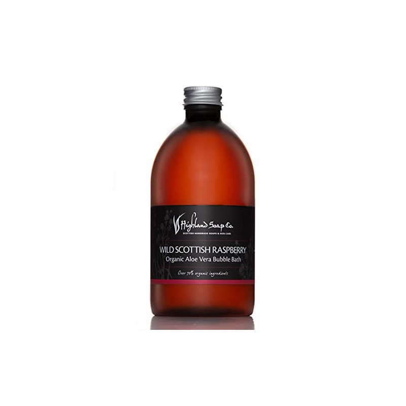 The Highland Soap Company Wild Scottish Raspberry Bubble Bath 500