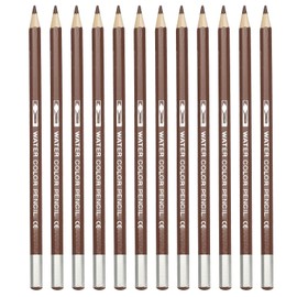 PATIKIL Watercolor Pencil, 12Pcs Water Soluble Pencils for Blending, Coloring, Sketch Drawing, Painting, Coffee