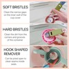 Sayehuanye 3 in 1 Cup Lid Cleaning Brush, Multifunctional Bottle