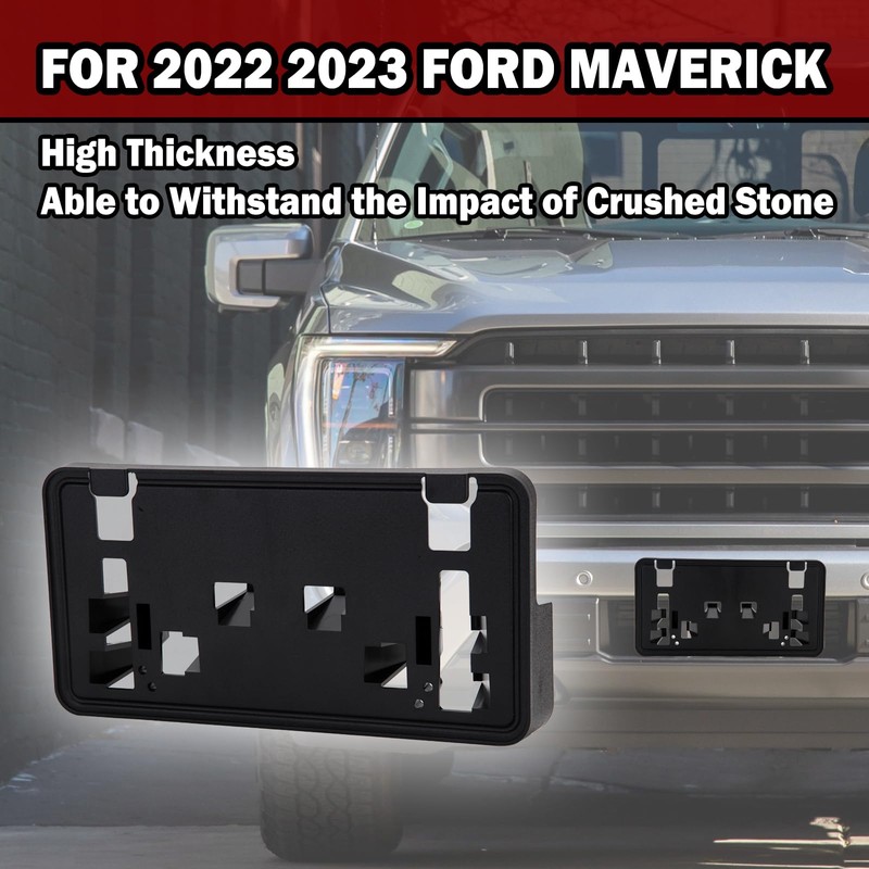 Front License Plate Bracket Holder Compatible with 2021-2023 Ford F150