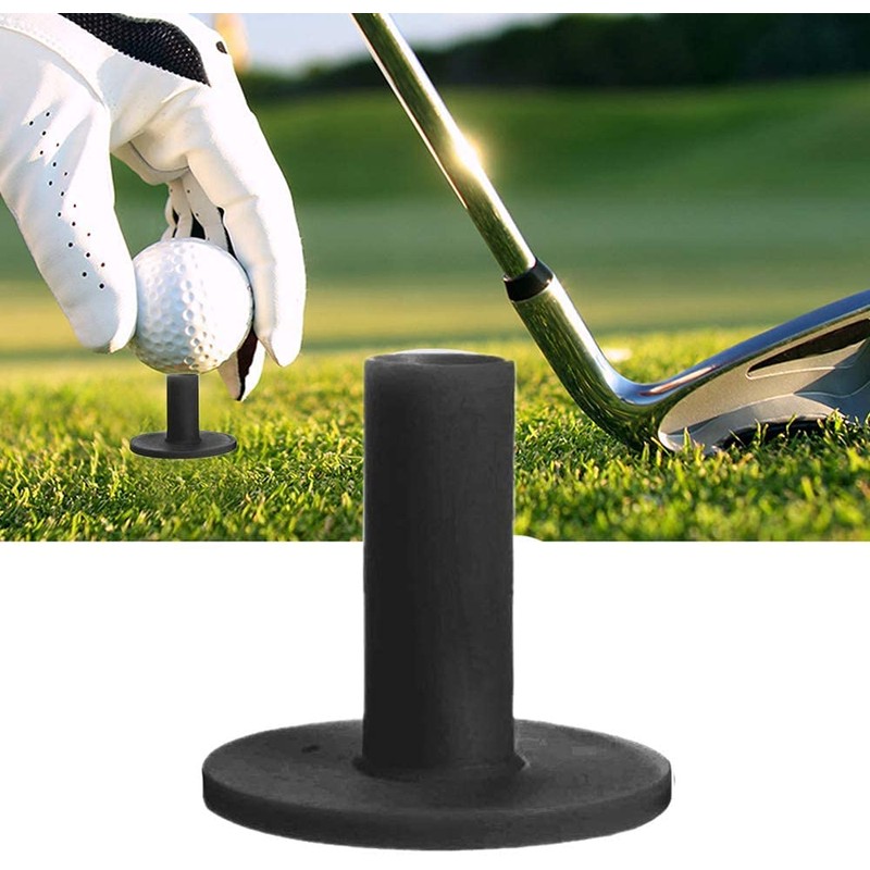 Golf Rubber Tees Driving Range Set, Durable Golf Tee Holder