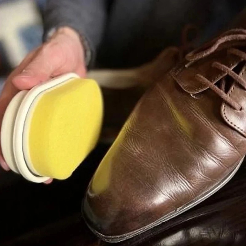 Columbus Double Shine Shoe Polish Sponge Two-Sided