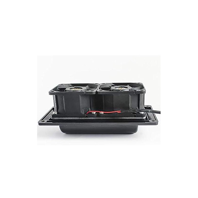 MACHSWON 12V vehicle side mounted exhaust fan (black) RV camper