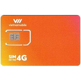Vietnam SIM Vietnamobile 4G / 3G, 20 Days Usage, Vietnam Prepaid Simcard (2 Cards 20 Days)