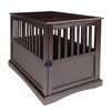 Casual Home Wooden Large Pet Crate, End Table, Espresso, 24