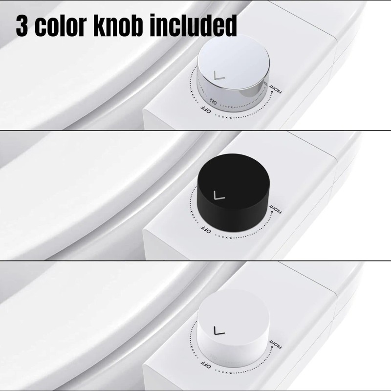 ADDOT Toilet Bidet Dual Nozzle Left and Right Hand Side