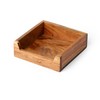 WEBHUSHI Acacia Wood Tissue Holder Box, Rectangular, 8 x 8