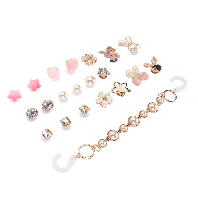 Decorative Shoe Clips Fashionable Shiny Elegant Removable Shoe Decoration Accessory