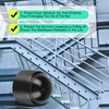Pack of 50 Hexagonal Protective Caps, M8 x 13 mm,