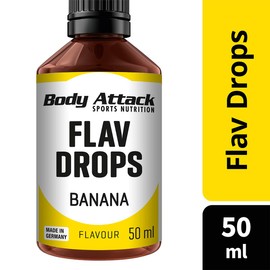 Body Attack Flav-Drops, Aroma for Food, Sugar Free, Calorie Free, Vegan