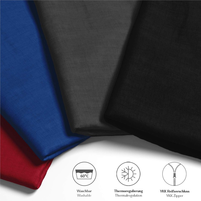 Alreya Renforcé Pillowcase, 100% Cotton, Super Soft Pillowcase with YKK
