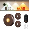MEKKLEON Puck Lights With Remote Control - Rechargeable, Wireless Under