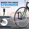 SDTC Tech 4-Pack Heavy Duty Loop End Cable Braided Stainless