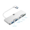 USB 3.0 Hub, Type-C+USB3.0 * 2+SD/TF 5-in-1 Adapter for iMac,