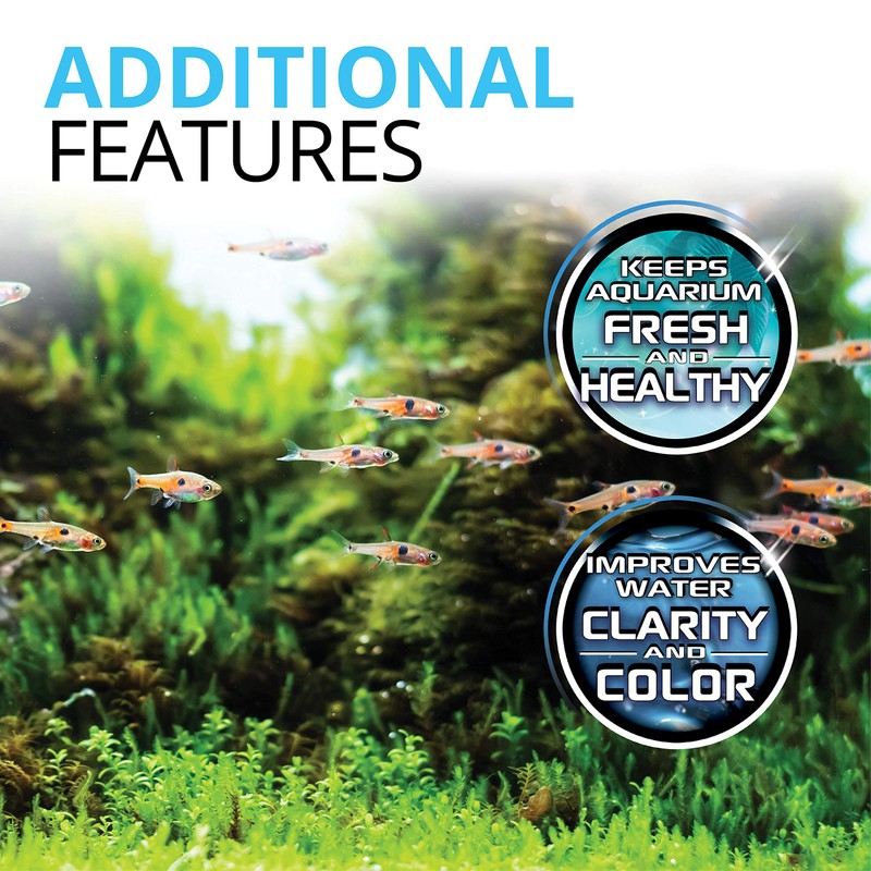 Fluval Carbon Filter Media for Aquariums, Premium Bituminous Carbon Inserts,