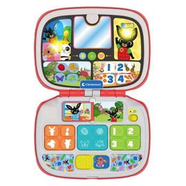 Baby Clementoni - My First Computer Bing, Educational Game for Children 9-36 Months, Early Childhood Activity Center, Teaches Letters, Numbers, Notes and Colours, Italian