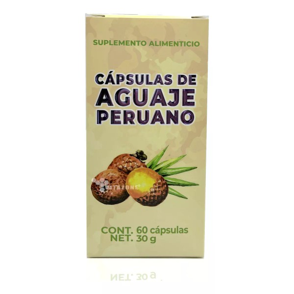 Herbolaria Saludable Aguaje Peruano 60 Capsulas Herbolaria Saludable